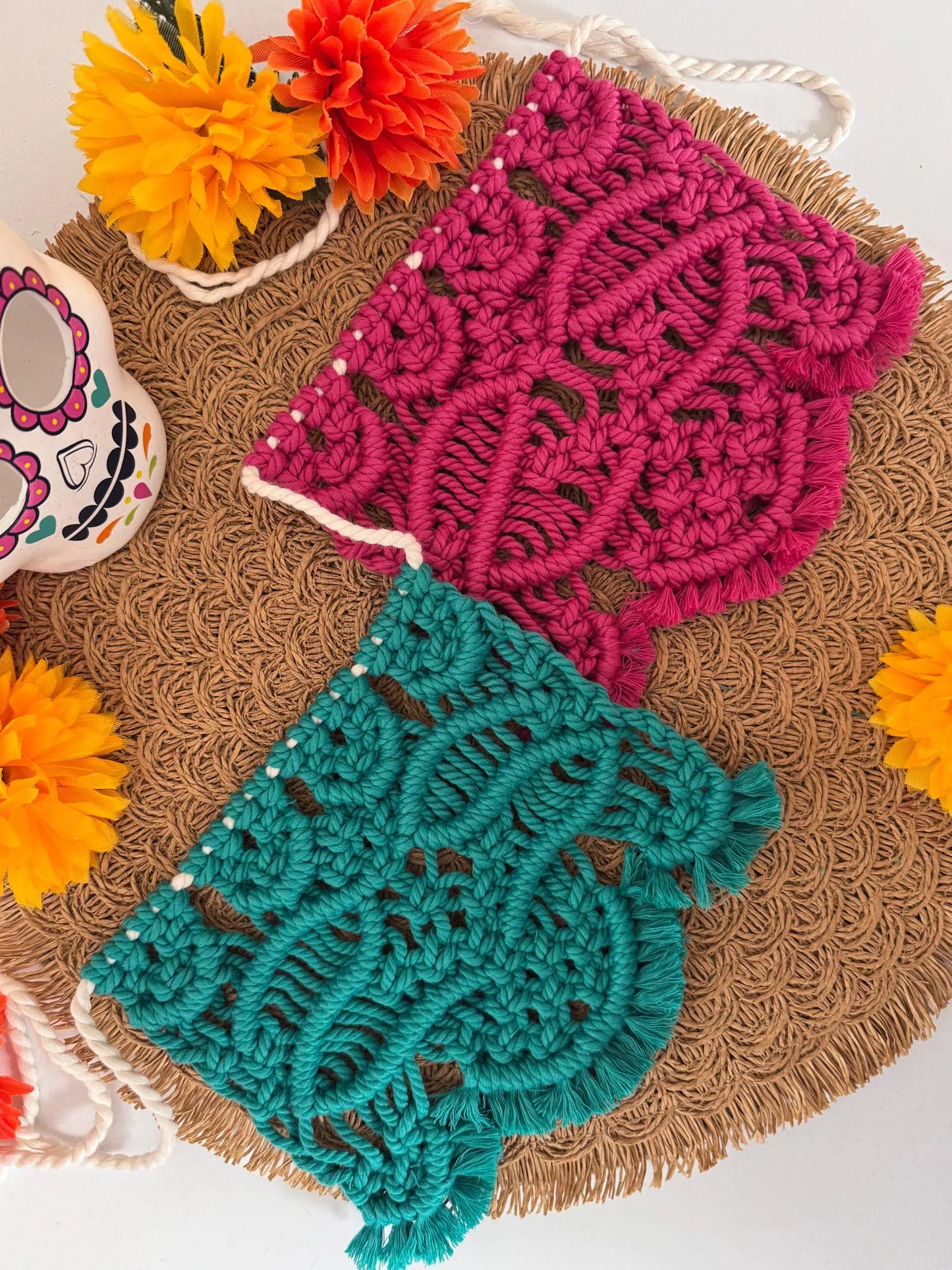 Patrón de Macramé - Banderin estilo "Papel Picado Mexicano"