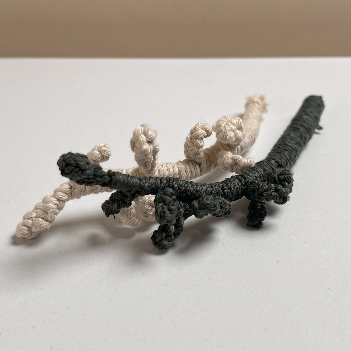 Patrón de Macramé - Flores Tejidas