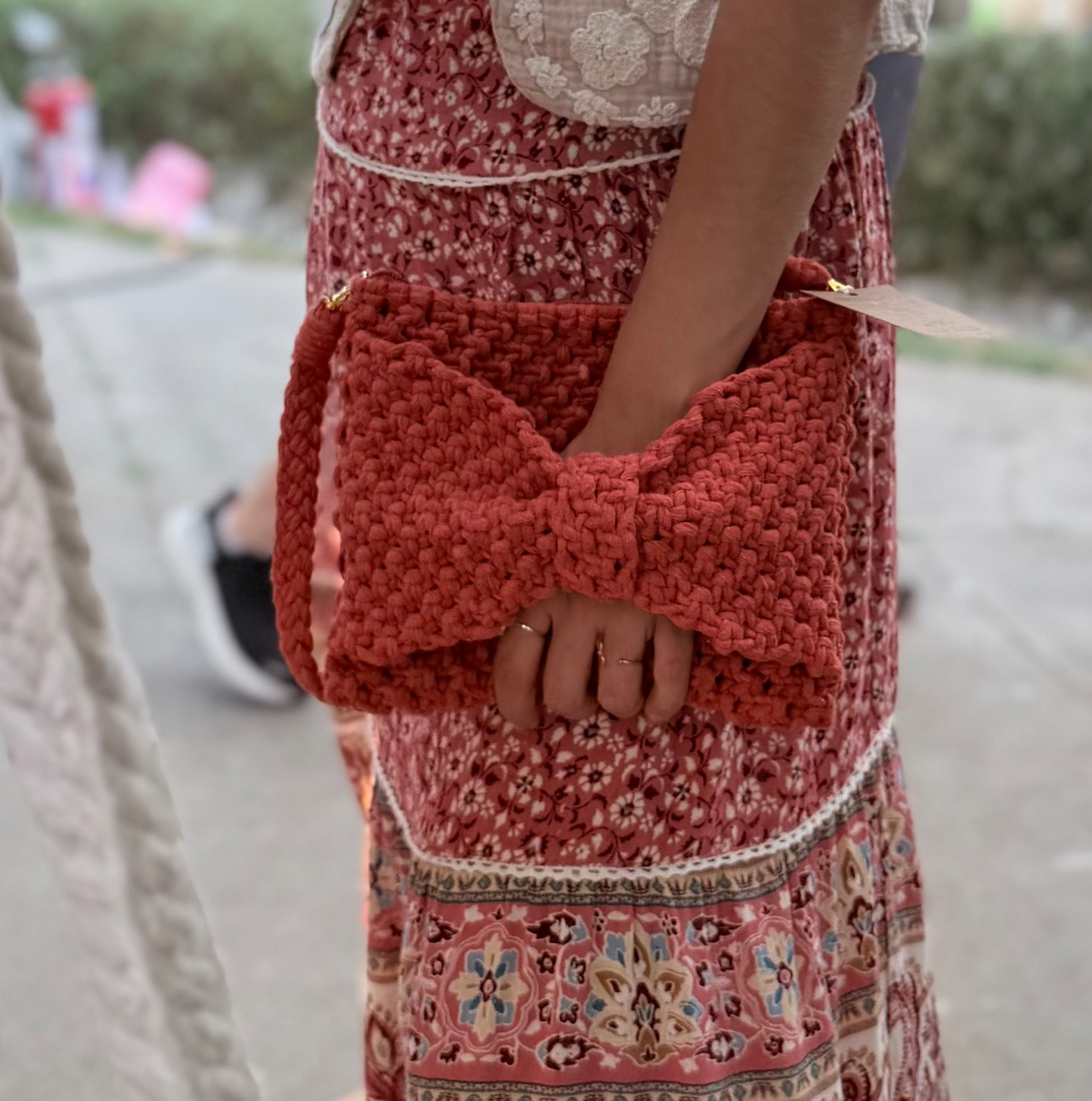 Patrón de Macramé - Bolsa de Moño