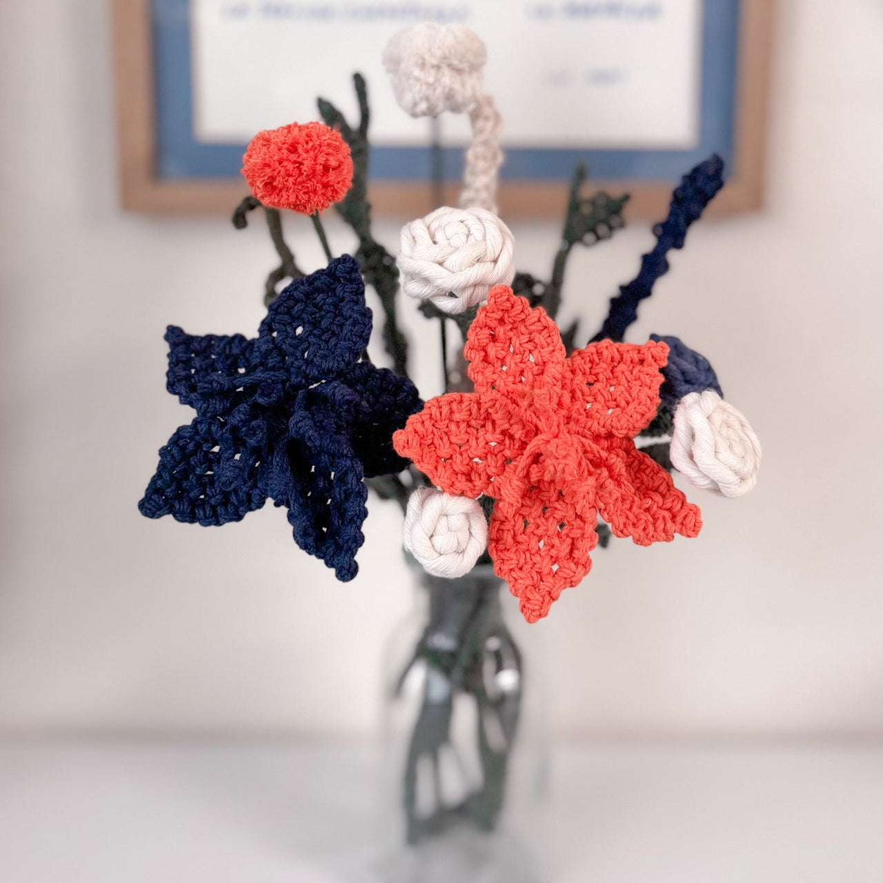 Clase en Línea: Flores Tejidas
